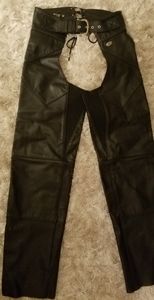 Harley's Davidson Women's Leather Chaps - Small